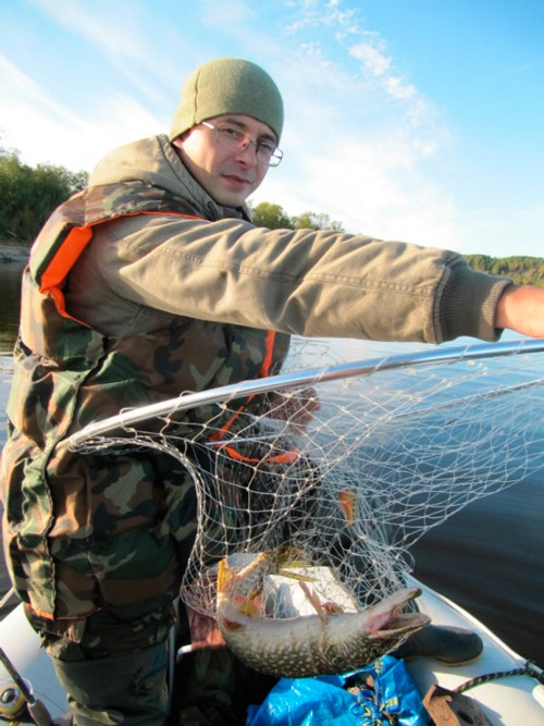 Фотоотчет о рыбалки с осенними воблерами AQUA