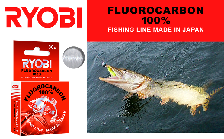 Лeскa RYОBI 100% FLUORОСАRBON 30m