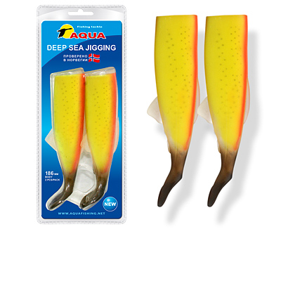 Риппер для морской джигголовки большой, цвет Mango WD005 (2шт)